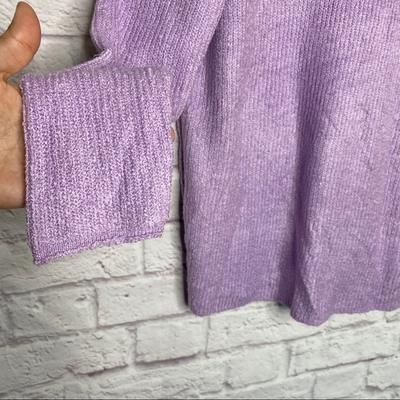 Caslon Side Button Hooded Sweater - Picture 5 of 11